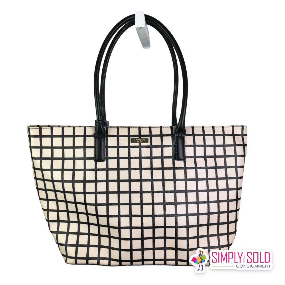 Kate Spade New York Penn Place Margareta Tote Women's Shoulder‎ Bag Tan Black